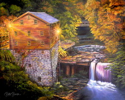 Lanterman’s Mill Painting - Fall!